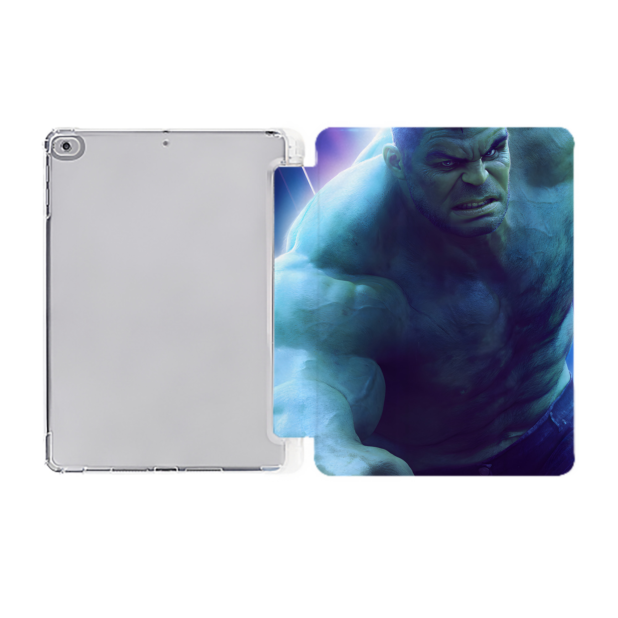 （画像用） アベンジャーズ The Avengers IPad ケース ペン収納付き 三つ折りスタンド PUレザー×シリコン 対応機種9.5/10.5/10.9インチ